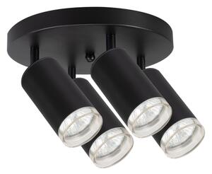 Brilagi - Kúpeľňové bodové svietidlo SELE AQUA 4xGU10/30W/230V IP44 čierna