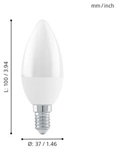 EGLO 11581 - LED Stmievateľná žiarovka E14/6W/230V - STEPDIMMING teplá biela