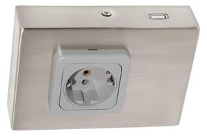 Eglo 94664 - Podlinková zásuvka SCHUKO vr.USB TAXANO
