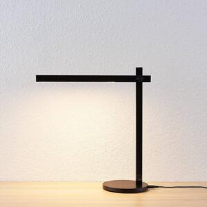 Lindby Loretta LED lampa na písací stôl CCT čierna