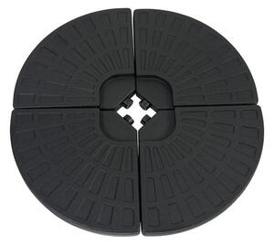 Čierny podstavec na slnečník Essentials, ø 100 cm