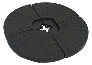 Čierny podstavec na slnečník Essentials, ø 100 cm