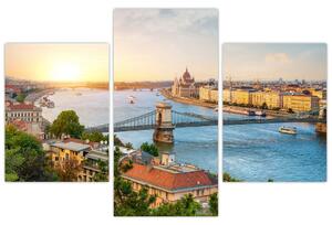 Obraz Budapešť - výhľad na rieku (Obraz 90x60cm)