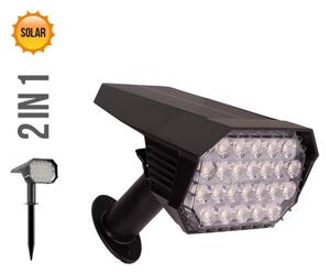 Prezent 65285 - LED Solárne svietidlo 2v1 FOLD LED/4,8W/3,7V IP65 1200 mAh