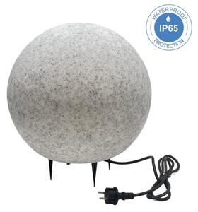 Vonkajšie dekoračné svietidlo LUMISTONE 1xE27/15W/230V IP65 priemer 38 cm