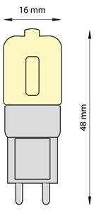 SADA 3x LED Žiarovka ECOLINE G9/2,5W/230V 3000K - Brilagi