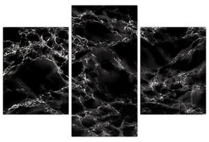 Čiernobiely mramor - obraz (Obraz 90x60cm)