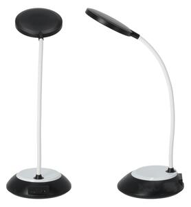 LED Stmievateľná nabíjacia stolná lampa VISUA LED/5W/5V 3000-5000K čierna