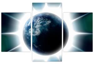 Moderný obraz zemegule (Obraz 90x60cm)