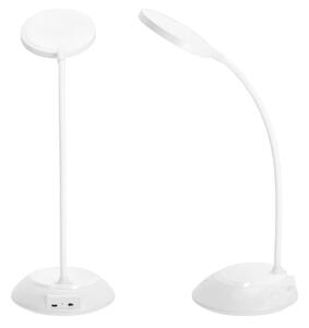 LED Stmievateľná nabíjacia stolná lampa VISUA LED/5W/5V 3000-5000K biela