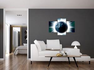 Moderný obraz zemegule (Obraz 90x60cm)