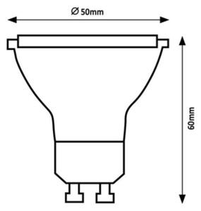 Rabalux 79131 - LED žiarovka SMD GU10/7W/230V 3000K