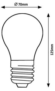 Rabalux 79203 - LED žiarovka FILAMENT A70 E27/18W/230V 4000K