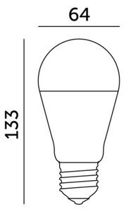 LED žiarovka GS E27/17W/230V 3000K