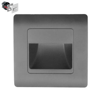 Emithor 70439 - LED Schodiskové svietidlo STEP LIGHT LED/1W/230V antracit