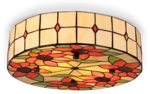 Brilagi - Tiffany vitrážné stropné svietidlo SUNFLOWER 3xE27/60W/230V priemer 40 cm