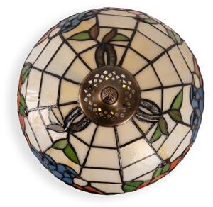 Brilagi - Tiffany vitrážová stolná lampa JUNGLE 1xE27/60W/230V + 1xE14/40W