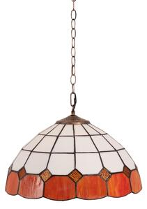 Brilagi - Tiffany vitrážový luster na reťazi SIENNA 1xE27/60W/230V priemer 40 cm