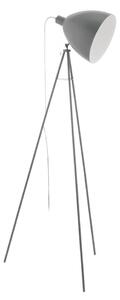 Eglo 33095 - Stojacia lampa DUNDEE 1xE27/60W/230V sivá