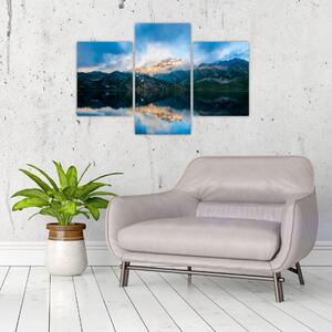 Obraz - jazero s horami (Obraz 90x60cm)