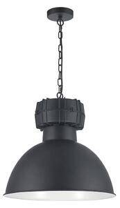 Luster na reťazi BJORN 1xE27/60W/230V čierna