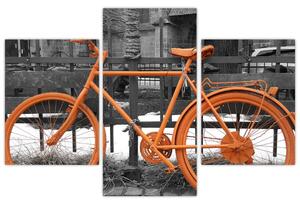 Obraz oranžového kolesá (Obraz 90x60cm)