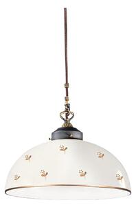 Kolarz 731.32.172 - Luster na lanku NONNA 1xE27/75W/230V, priemer 36 cm, kvetinový dizajn, ružové zlato