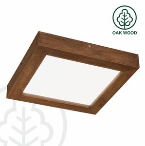 Brilagi-LED Stmievateľné svietidlo WOODY FRAME LED/24W/230V dub 30x30 cm IP44 + DO