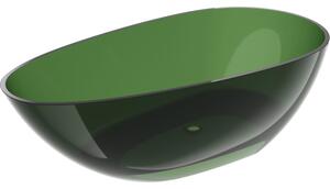 Mexen Glass, voľne stojaca priesvitná vaňa 170 x 85 cm, chrómová zátka, 58061708502