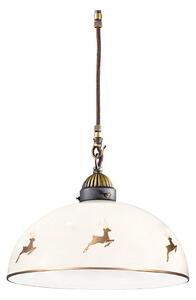 Kolarz 731.30.151 - Luster na lankách NONNA 1xE27/75W/230V, priemer 30 cm, s jelením motívom, ružové zlato