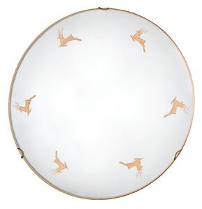 Kolarz 731.13.4.150 - Nástenné svietidlo NONNA 3xE27/60W/230V, priemer 50 cm, jelení ružové zlato