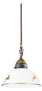 Kolarz 731.30.150 - Závesný luster na lanku NONNA 1xE27/75W/230V pr. 20 cm jelení ružové zlato