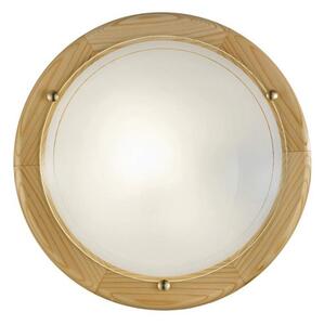 Eglo 3894 - Stropné svietidlo UFO 2xE27/60W/230V pr. 38 cm borovica