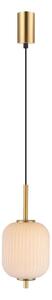 Zuma Line 003064-034751 - Závesný LED luster na lankách AKARI LED/6,5W/230V pr. 13 cm, zlatý