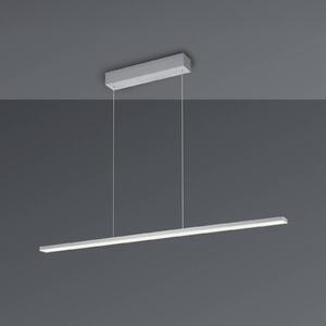 BOPP LED závesné svietidlo Bopp Baseline 2.0, hliník, dĺžka 119 cm, Hliník / sivá / zinok, Obývacia izba / jedáleň, Hliník, Moderný, Závesné svietidlo