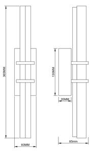 Zuma Line 003064-034736 - LED nástenné svietidlo IGGLY LED/8W/230V zlaté