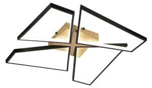 LED Stmievateľné stropné svietidlo LED/115W/230V 3000-6500K hnedá/čierna + DO