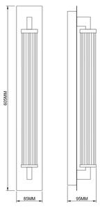 Zuma Line 003064-034744 - LED nástenné svietidlo DORIA LED/13W/230V zlaté