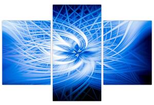 Modrý moderný obraz (Obraz 90x60cm)