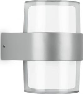 Telefunken 320404TF - LED vonkajšie nástenné svietidlo 2xLED/8W/230V IP44 matný chróm