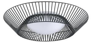 Eglo 200842 - LED stropné svietidlo PIASTRE LED/8,2W/230V pr. 39 cm čierna