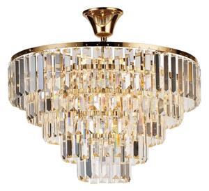 Brilagi - Prisadený luster CRYSTAL 5xE14/40W/230V zlatá