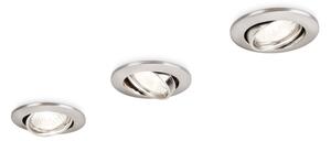 Philips 59243/17/E7 - SADA 3x Podhľadové svietidlo 1xGU10/50W/230V