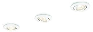 Philips 59243/31/E7 - SADA 3x Podhľadové svietidlo ENIF 1xGU10/50W/230V