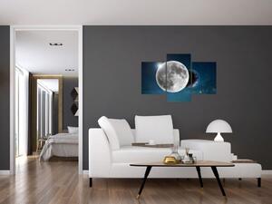 Obraz - Zem v zákryte Mesiaca (90x60 cm)