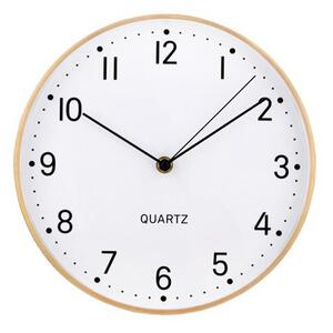 NÁSTENNÉ HODINY OKRÚHLE, D. 24,8 CM, ZLATÝ RÁM