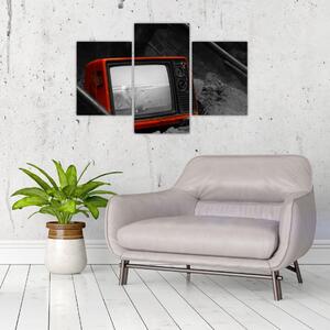 Obraz červené televízie (Obraz 90x60cm)