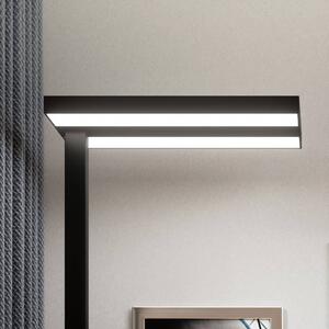 Stojacia lampa Arcchio LED Logan Basic, čierna, 6000 lm, stmievateľná