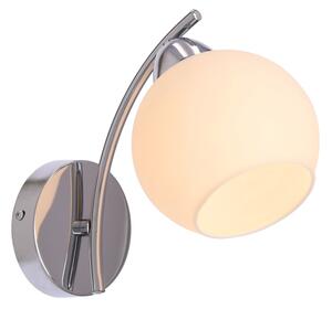 Nástenná lampa AMOS 1xE27/40W/230V lesklý chróm