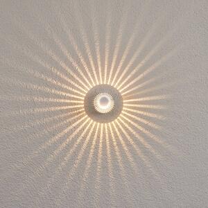 Hliníkové vonkajšie nástenné svetlo Lennias s LED